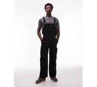 Dickies - Salopette nera in tela-Nero S