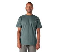 Dickies Short Sleeve Heavyweight Crew Neck Pocket T-Shirt Maglietta a Maniche Lunghe Senza Collo, Lincoln Green, XL Uomo