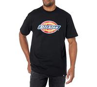 Dickies Short Sleeve Tri-Color Logo Graphic T-Shirt, Maglia Nera, M Uomo