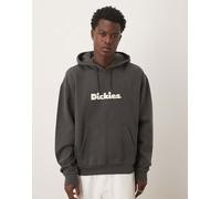 Dickies - Slayden - Felpa con cappuccio nera tinta in capo-Nero M