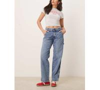 Dickies - Stevensville - Jeans ampi lavaggio risciacquato blu con effetto sbiadito W29