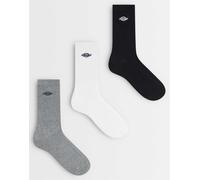 Dickies - Summerdale - Confezione da 3 paia di calzini multicolore-Bianco S
