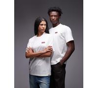 Dickies - T-Shirt bianco sporco con logo a bandiera S