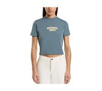 Dickies - T-Shirt con logo centrale - - Tops - Donna - Blu - S