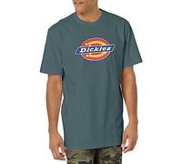 Dickies T-Shirt da Uomo a Maniche Corte con Logo in Tre Colori, Lincoln Verde, L