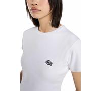 Dickies - Gladeville - T-shirt baby taglio lungo bianco a coste S