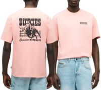 Dickies - T-shirt in cotone - Buchtell SS Tee Bridal Rose per Uomo in Cotone - Taglia L - Rosa