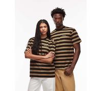 Dickies - T-shirt pesante a righe nere e verdi-Nero S