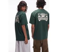 Dickies - T-shirt verde scuro con grafica "Gordonsville" sul retro S