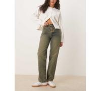 Dickies - Thomasville - Jeans regular fit blu indaco con dettagli sbiaditi gialli W24