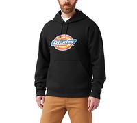 Dickies Tricolor DWR Pullover Fleece Felpa con Cappuccio, Maglia Nera, S Uomo
