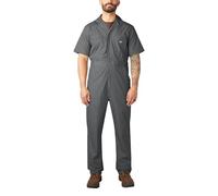 Dickies Tuta da uomo a maniche corte, Grigio, Medium Corto