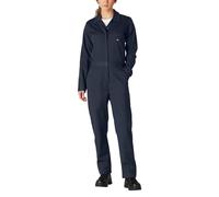 Dickies Tuta da donna in twill di cotone a maniche lunghe, Blu navy scuro, X-Small