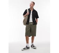 Dickies - Unionville - Pantaloncini verde kaki a pieghe da 13" W31