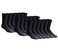 Dickies Uomini Gepolsterte Arbeitssocken Aus Baumwollmischgewebe, 18 e 36 paia Modern, Nero (18 paia), Shoe 12-15