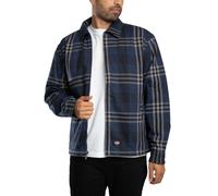 Dickies Uomo Camicia con cerniera Petersburg, Blu