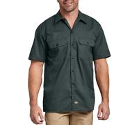 Dickies Uomo Camicia Manica Corta con Bottoni Casual Originale Uniforme Lavoro