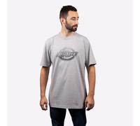 Dickies Uomo Classiche Casual T-Shirt Logo Grafico Tee Grigio