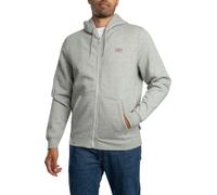 Dickies Uomo Felpa con cappuccio e zip Oakport, Grigio