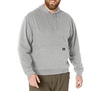 Dickies Felpa in Pile con Cappuccio Midweight, vestibilità Regular Pullover, Heather Grey, XL Uomo