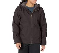 Dickies Uomo, Giacca con cappuccio in cotone d'anatra foderata in sherpa, NERO RISCIACQUATO, L