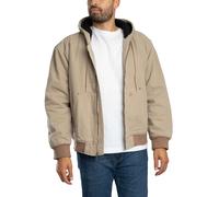 Dickies Uomo Giacca in tela con cappuccio Hilham, Beige