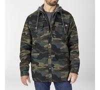 Dickies Uomo Giacca Pile con Cappuccio Duck Camicia Cappotto Hydroshield TJ213