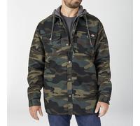 Dickies Uomo Giacca Pile con Cappuccio Duck Camicia Cappotto Hydroshield TJ213