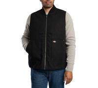 Dickies Uomo Gilet in tela trapuntata, Nero