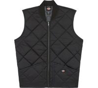 Dickies Uomo, Gilet trapuntato Diamond, Nero