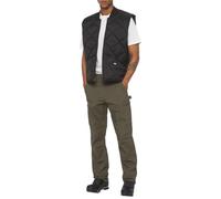 Dickies Uomo, Gilet trapuntato Diamond, Nero, XL