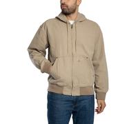 Dickies Uomo Giubbotto bomber in tela sfoderata con cappuccio, Beige