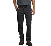 Dickies Uomo, Pantaloni cargo Mechanical Stretch, vestibilità slim, Nero, 34W / 32L