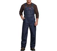 Dickies Salopette Bib in Denim Indaco Bavaglino e tutore, Blu Indigo, 38W / 34L Uomo