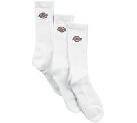 Dickies - Valley Grove - Confezione multipack da 3 paia di calzini bianchi-Bianco 39-42