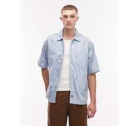Dickies - Venedocia - Camicia a maniche corte blu a righe XS