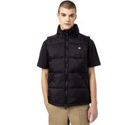 Dickies Waldenburg Gilet Uomo Ripstop Corto Giacca Trapuntata Collo Nero NUOVO
