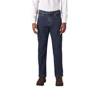 Dickies Warming Temp-IQ Denim 5-Pocket Jean Jeans, Indaco Slavato, W38 / L30 Uomo
