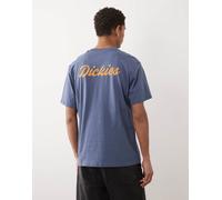 Dickies - Wellsville - T-shirt blu con stampa sul retro 2XL