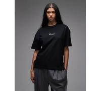 Dickies - Wellsville - T-shirt boyfriend nera-Nero XXS
