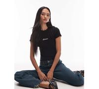 Dickies - Wellsville Ss Tee W Nero - Abbigliamento L Nero