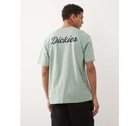 Dickies - Wellsville - T-shirt verde con stampa sul retro S