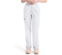 Dickies Women's 86106 EDS Signature Scrubs Missy Fit Pull-On Cargo Pant, White, XX-Small Petite