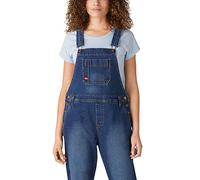 Dickies Women's Denim Boyfriend Bib Overall, Retro Stonewashed, Xs