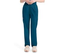 Dickies Women's EDS Signature Scrubs Missy Fit Pull-On Cargo Pant, Caribbean Blue, Small