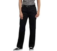Dickies Women's Flex Original Fit Work Pants Pants, Black, 2