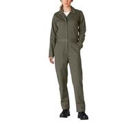 Dickies Women's Long Sleeve Cotton Twill Coverall, Moss, Medium