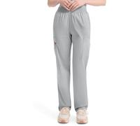 Dickies Women's Signature Elastic Waist Scrubs Pant, Grey, X-Small