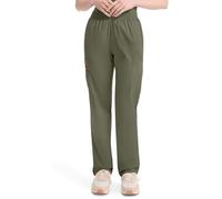 Dickies Women's Signature Elastic Waist Scrubs Pant, Olive, X-Small
