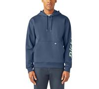 Dickies Wordmark DWR Pullover Fleece Cappuccio e Felpe alla Moda, Blu, L Uomo